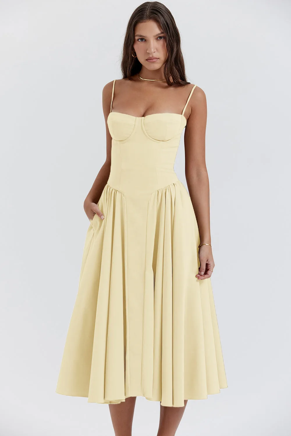 The Sleek Backless Sling Dress