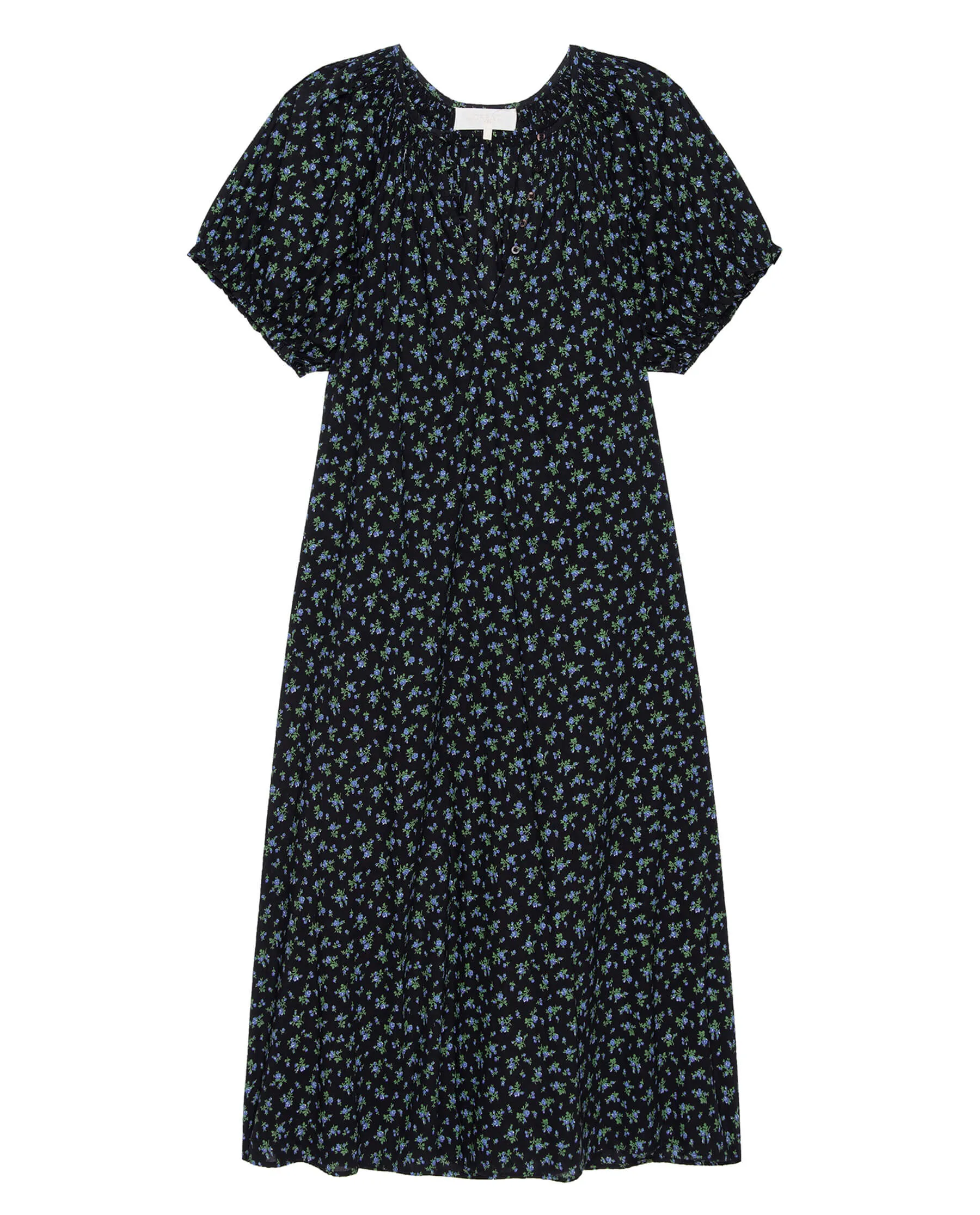 The Smocked Sleep Dress. -- Nightshade Floral