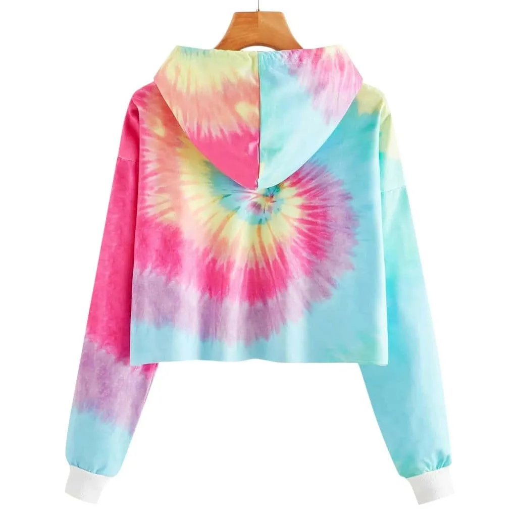 TIE-DYE HOODIES SWEATSHIRTS