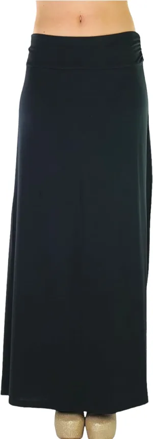 ToBeInStyle Womens Maxi A-Line Skirt Flowy High Waisted Assorted Styles