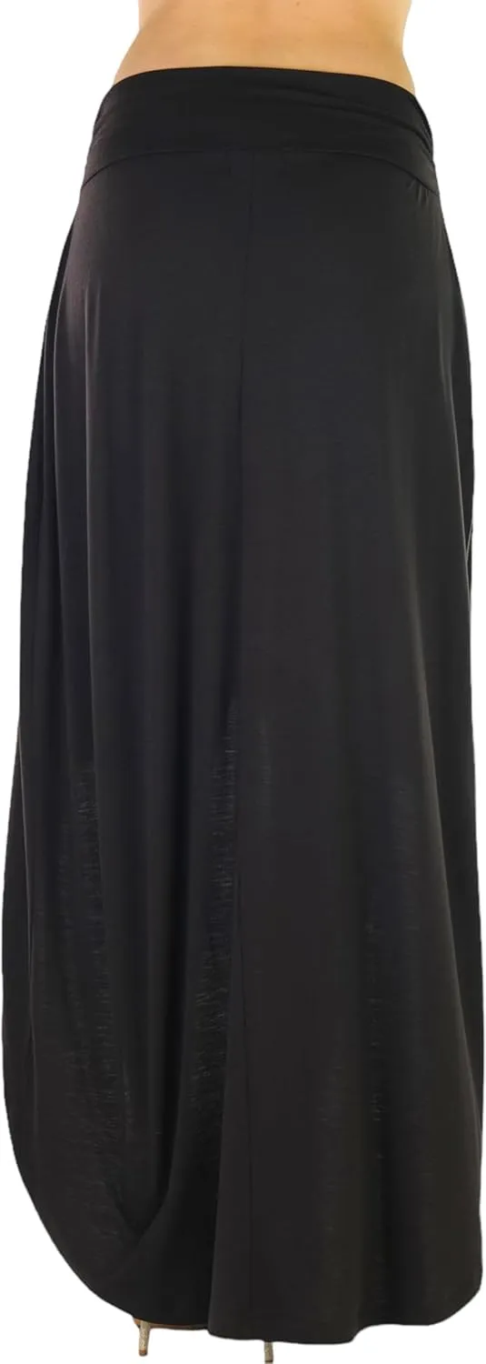ToBeInStyle Womens Maxi A-Line Skirt Flowy High Waisted Assorted Styles