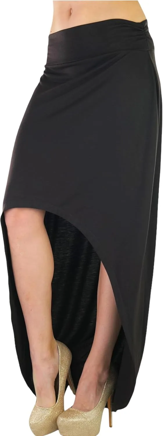 ToBeInStyle Womens Maxi A-Line Skirt Flowy High Waisted Assorted Styles