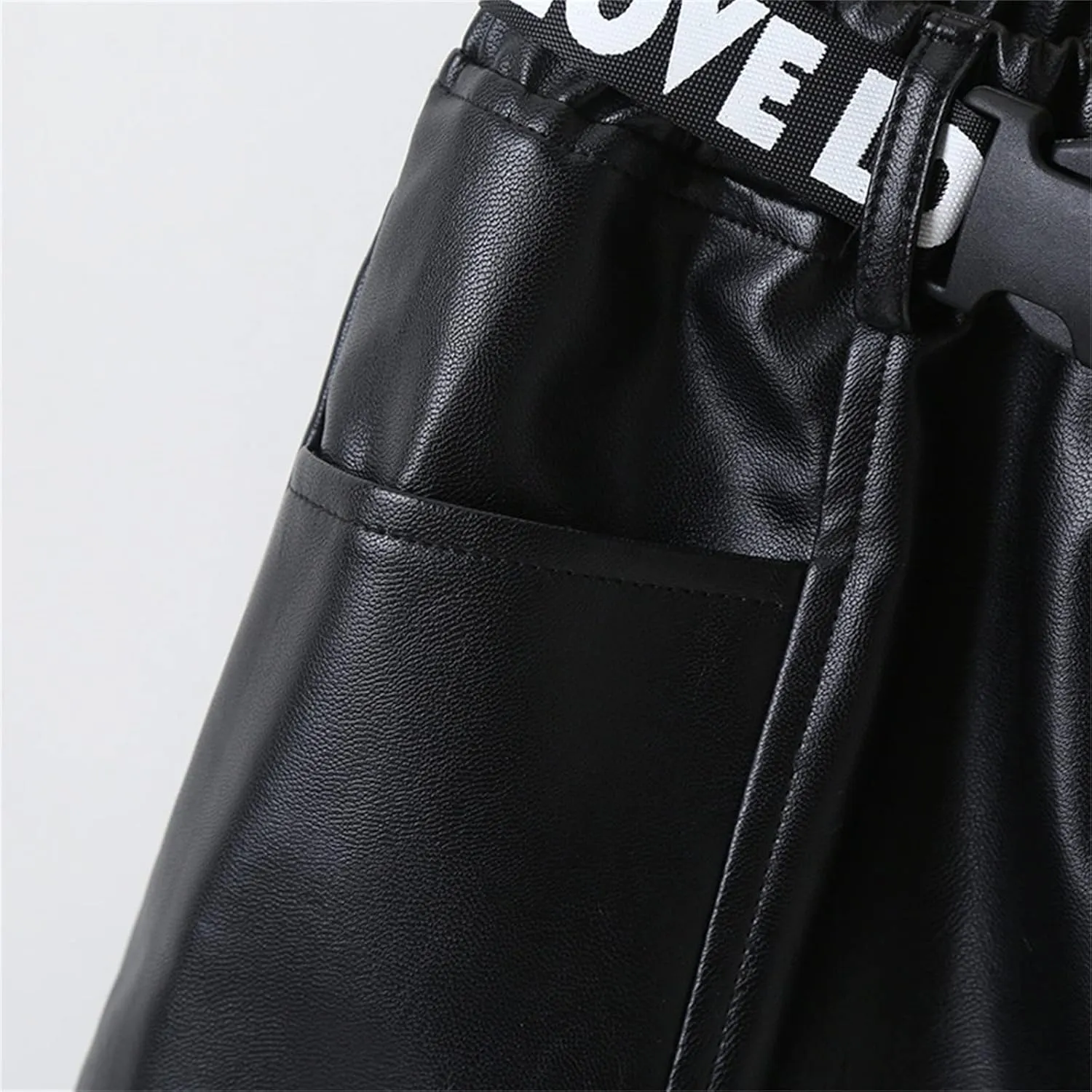 Toddler Girls Faux Leather Skirt Elastic High Waisted PU Leather Short Mini Skirts for Kids Girls Fashion Clothes