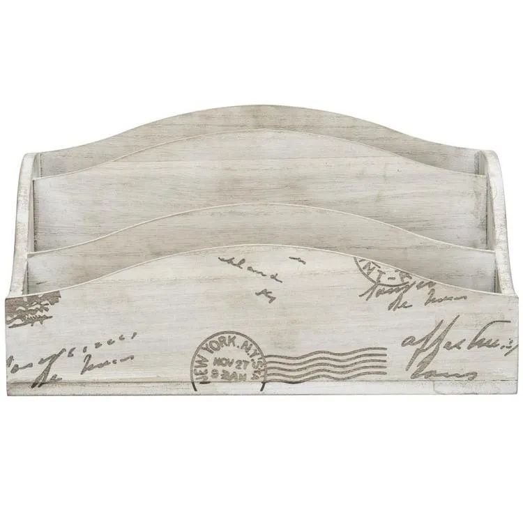 Vintage Postcard Desktop Mail Organizer