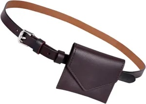 Waist HandbagKorean Styles Fashionable Small Waist Bag for Women PU Leather Belt Bags with Stylish Design and Multiple Compartments