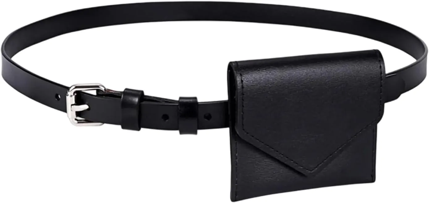Waist HandbagKorean Styles Fashionable Small Waist Bag for Women PU Leather Belt Bags with Stylish Design and Multiple Compartments