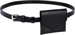 Waist HandbagKorean Styles Fashionable Small Waist Bag for Women PU Leather Belt Bags with Stylish Design and Multiple Compartments