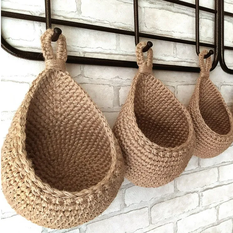 WeaveNest | Vintage Woven Wall Baskets