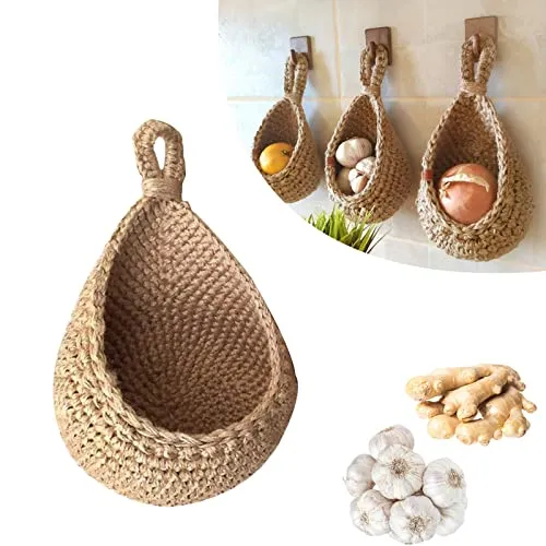 WeaveNest | Vintage Woven Wall Baskets