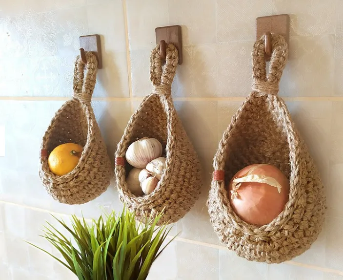 WeaveNest | Vintage Woven Wall Baskets