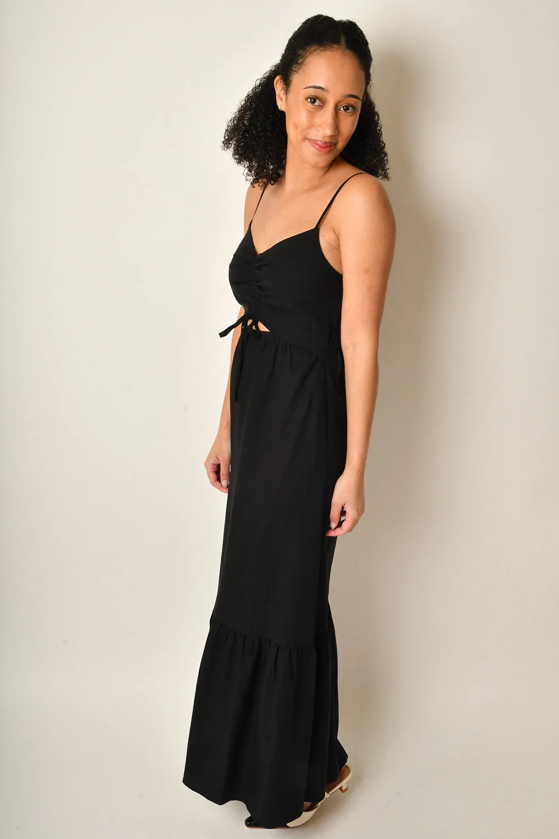 WINSLET BLACK MAXI DRESS