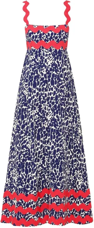 Women Casual Fashion Sleeveless Dress Summer Loose Sexy A Line Prints Dress Beach Vacation Long Maxi Dresses
