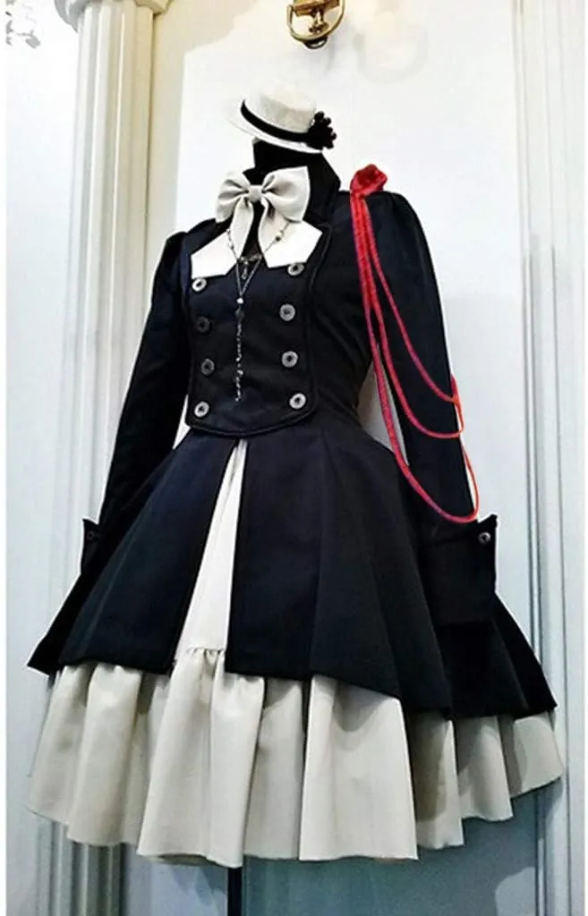 Women's 1950s Vintage Rockabilly Swing Dress Gothic Renaissance Retro Cosplay Victorian Vintage Retro Gown Dress