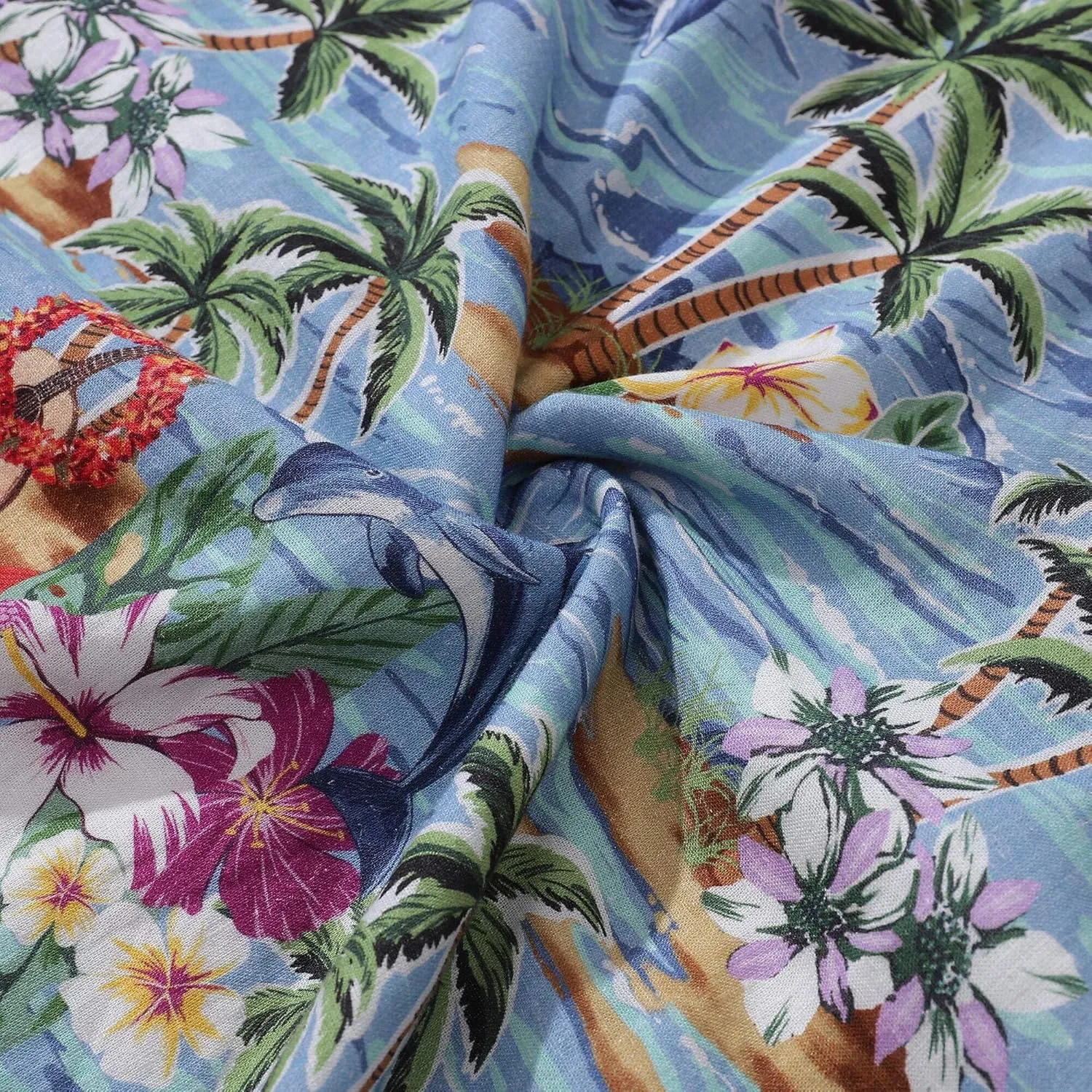 Womens Dress Floral Tropical Print Summer Casual Sunndresses Beach Vacation Party Wear