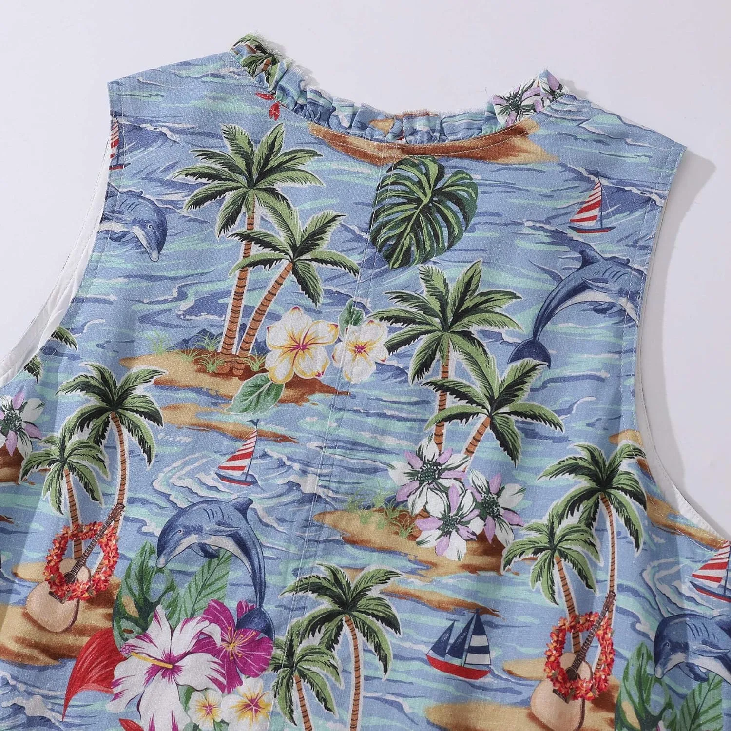 Womens Dress Floral Tropical Print Summer Casual Sunndresses Beach Vacation Party Wear