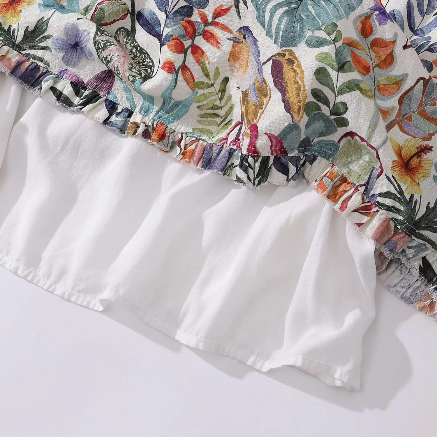 Womens Dress Floral Tropical Print Summer Casual Sunndresses Beach Vacation Party Wear