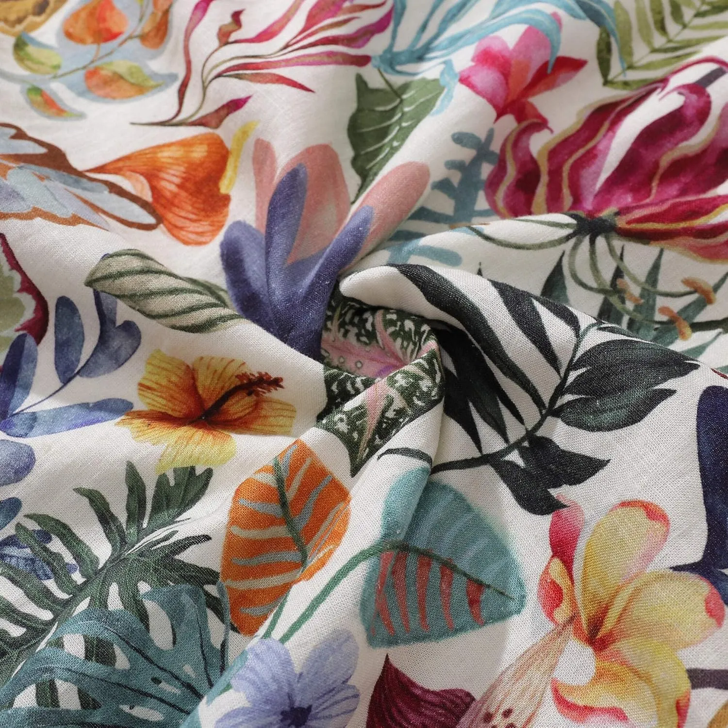 Womens Dress Floral Tropical Print Summer Casual Sunndresses Beach Vacation Party Wear