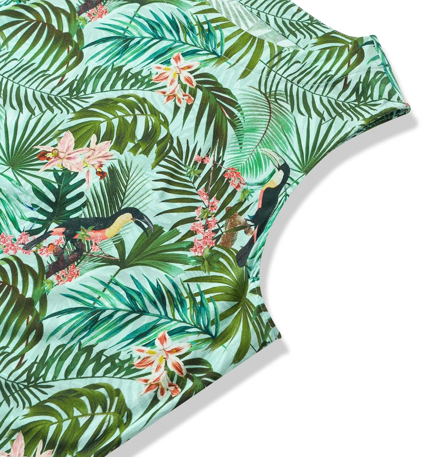 Womens Dress Floral Tropical Print Summer Casual Sunndresses Beach Vacation Party Wear