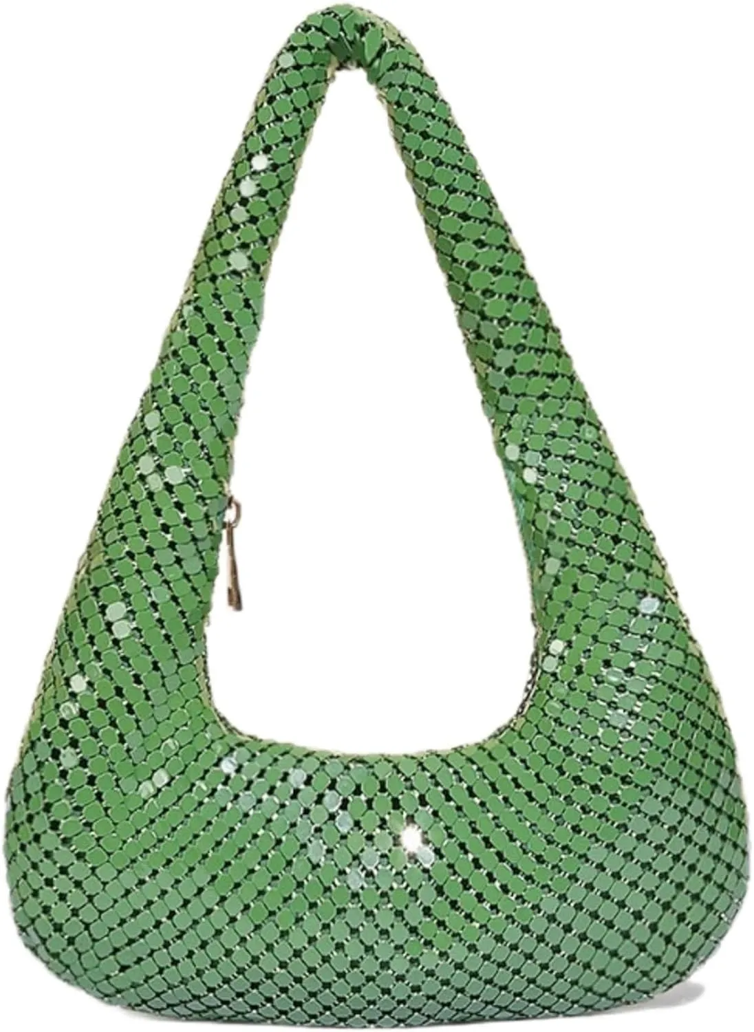 Women's Evening Glitter Clutch Purse Sequin Bling Zipper Wedding Shoulder Bag