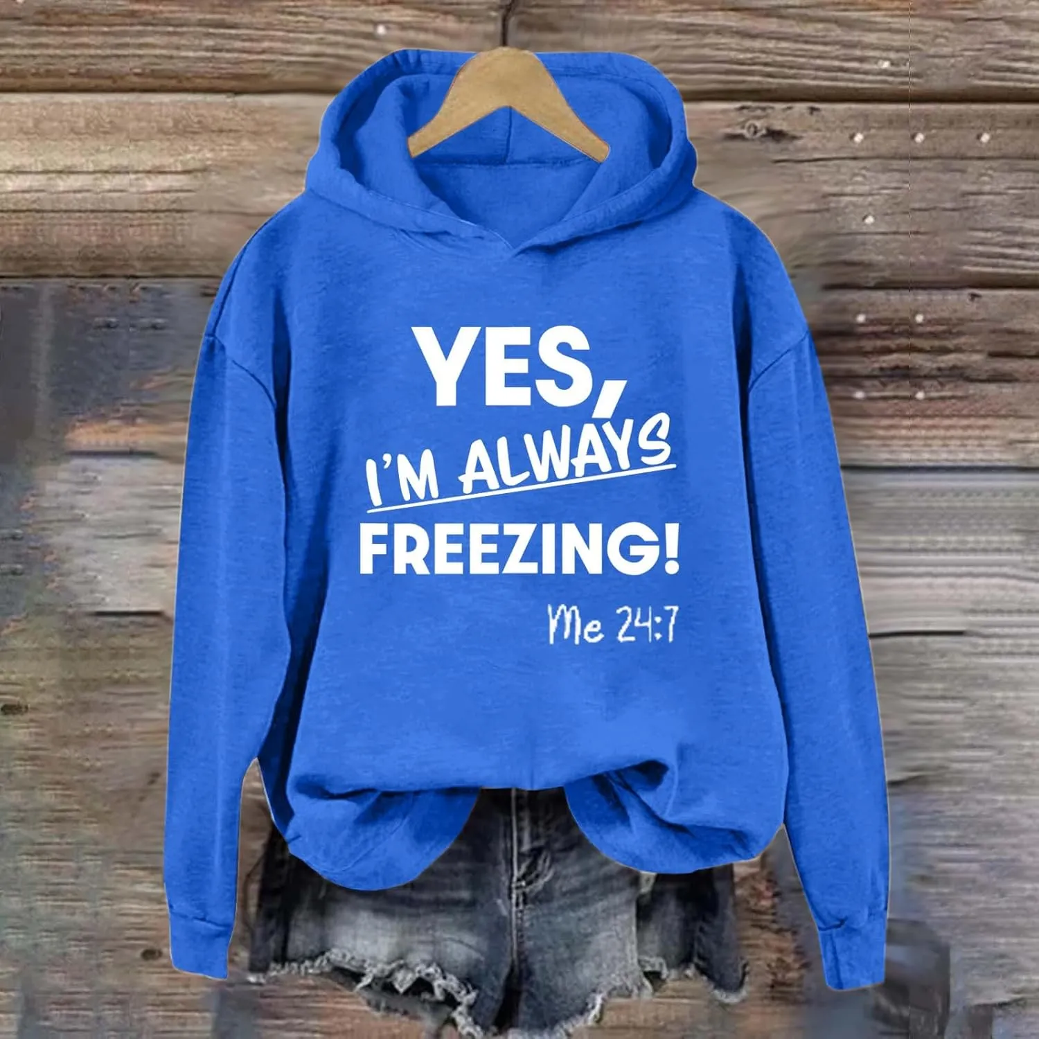 Womens Hoodies Letter Print Long Sleeve Sweatshirts Casual Loose Comfy Pullover Tops Winter Fashion Outfits 2024