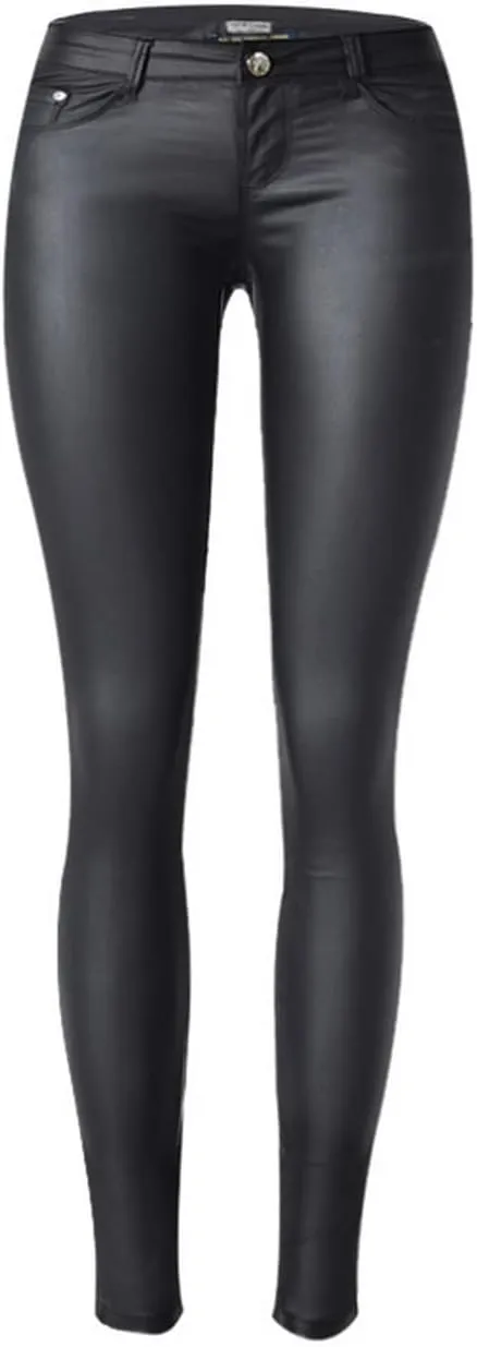 Women's Pu Faux Leather Pants Slim Leggings Variety of Styles with Pockets