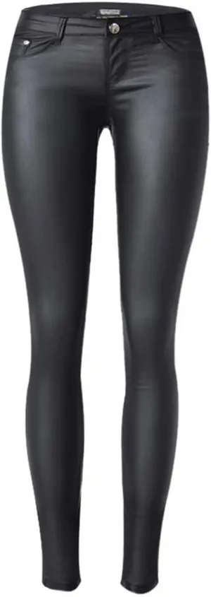 Women's Pu Faux Leather Pants Slim Leggings Variety of Styles with Pockets
