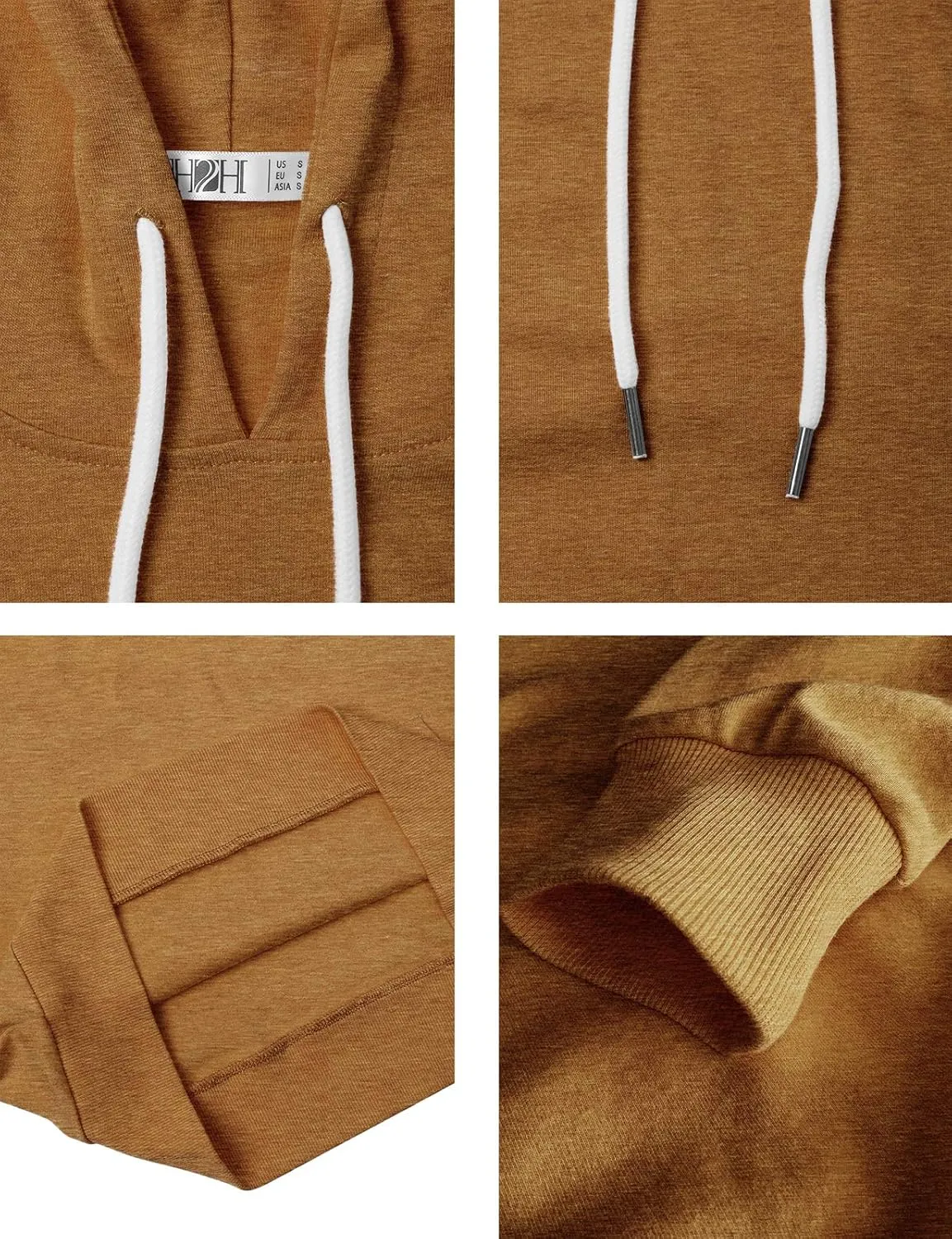 Women's Slim Fit Pullover Hoodie Lightweight Long Sleeve Kangaroo Pocket Basic Casual wear