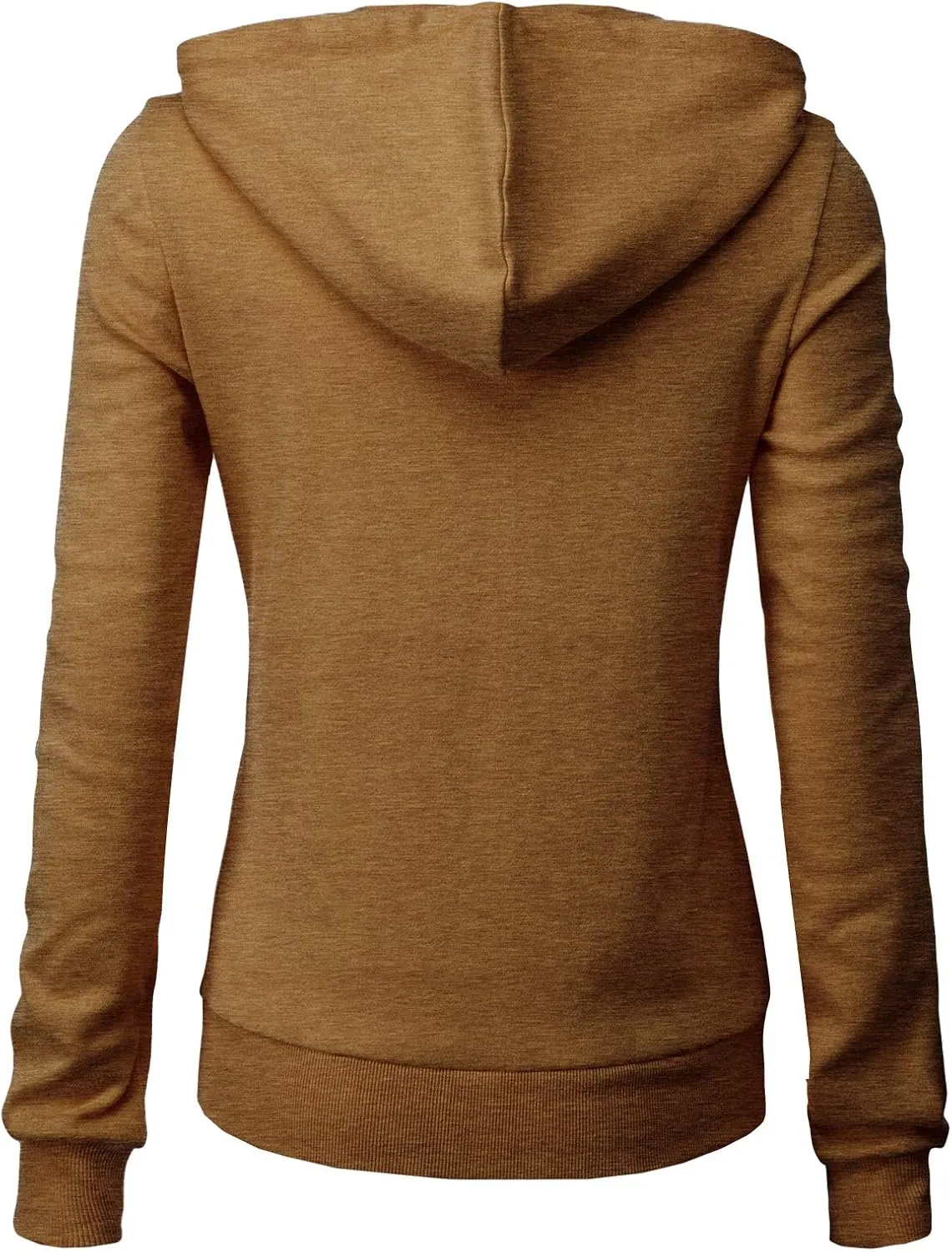 Women's Slim Fit Pullover Hoodie Lightweight Long Sleeve Kangaroo Pocket Basic Casual wear