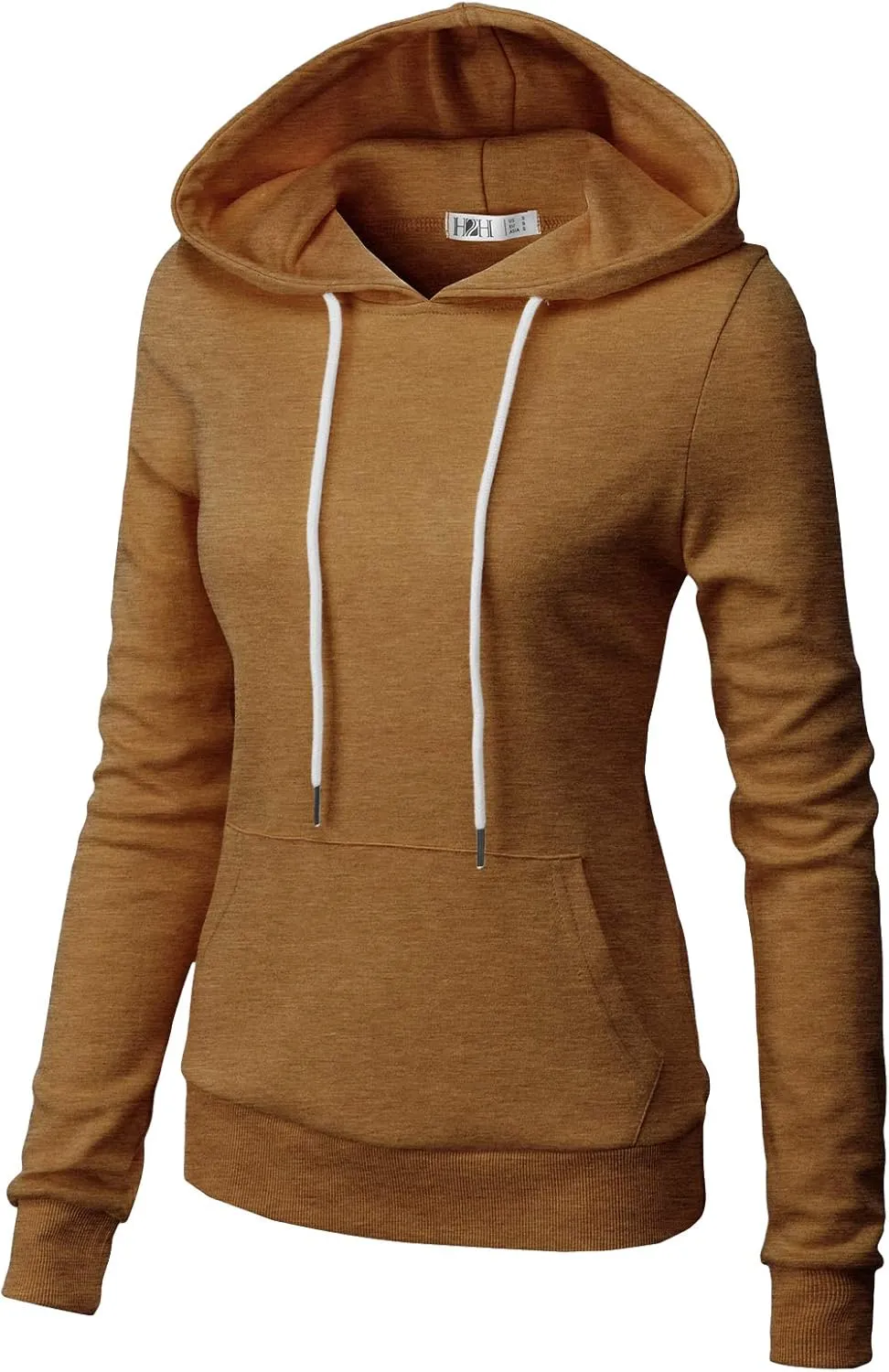 Women's Slim Fit Pullover Hoodie Lightweight Long Sleeve Kangaroo Pocket Basic Casual wear
