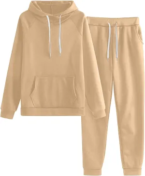 Womens Two Piece Outfits Long Sleeve V Neck Printed Outfit Sweatshirt Long Pants Outfits Sweatsuit