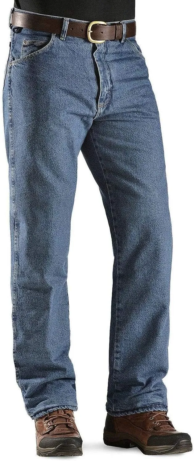 Wrangler Rugged Wear Men's Woodland Thermal Jean