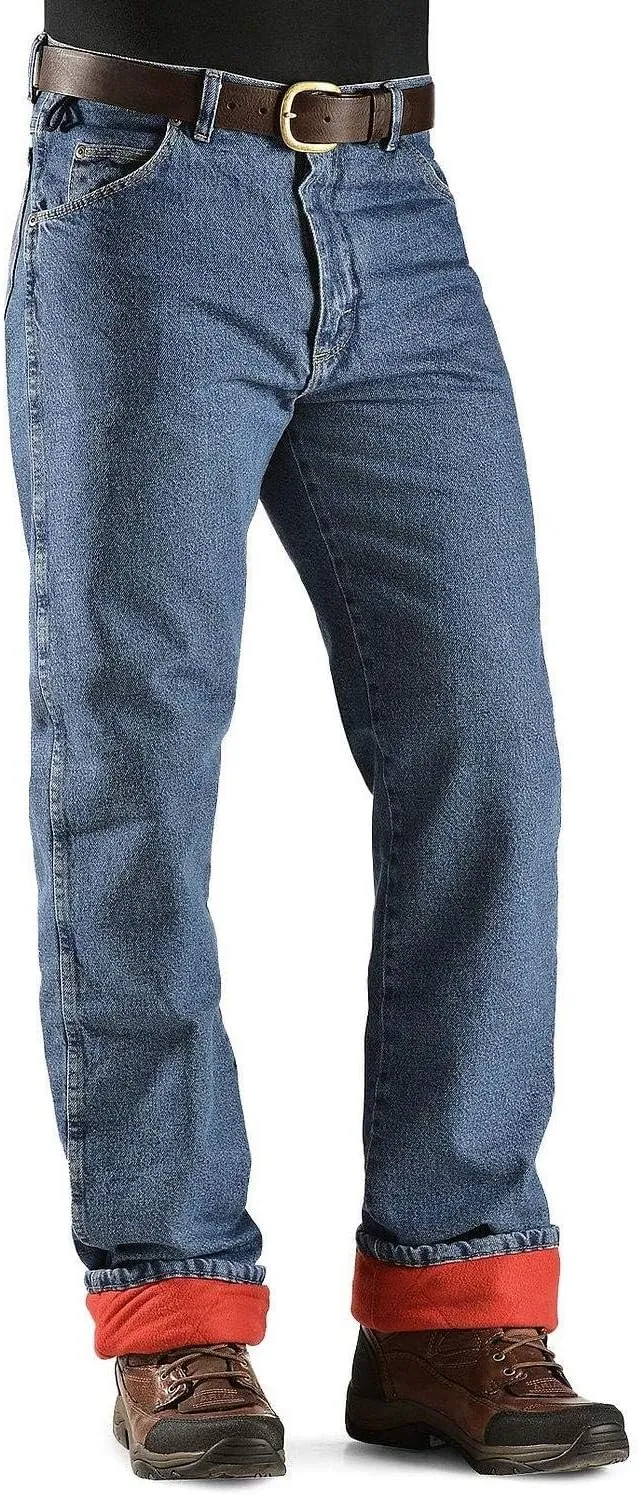 Wrangler Rugged Wear Men's Woodland Thermal Jean