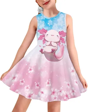 Ystardream Girls Summer Dresses Size 3-16 for Casual Daily Lounge Wear
