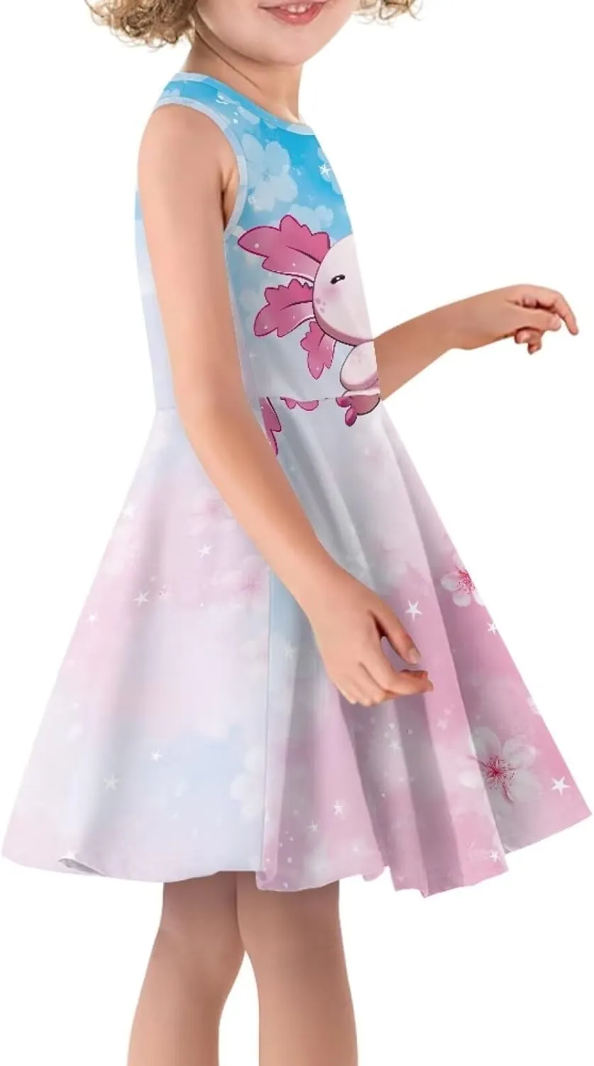 Ystardream Girls Summer Dresses Size 3-16 for Casual Daily Lounge Wear
