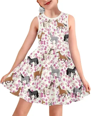 Ystardream Girls Summer Dresses Size 3-16 for Casual Daily Lounge Wear