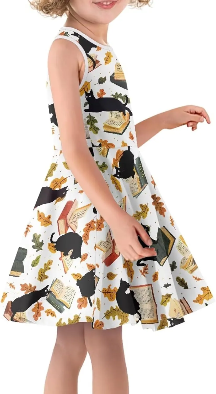 Ystardream Girls Summer Dresses Size 3-16 for Casual Daily Lounge Wear