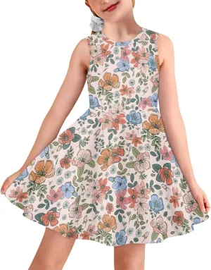 Ystardream Girls Summer Dresses Size 3-16 for Casual Daily Lounge Wear
