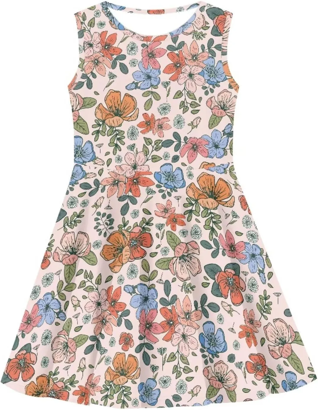 Ystardream Girls Summer Dresses Size 3-16 for Casual Daily Lounge Wear
