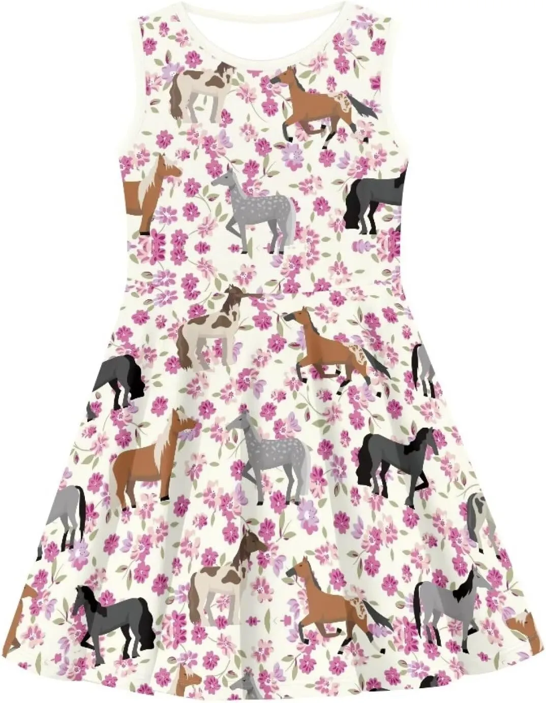 Ystardream Girls Summer Dresses Size 3-16 for Casual Daily Lounge Wear