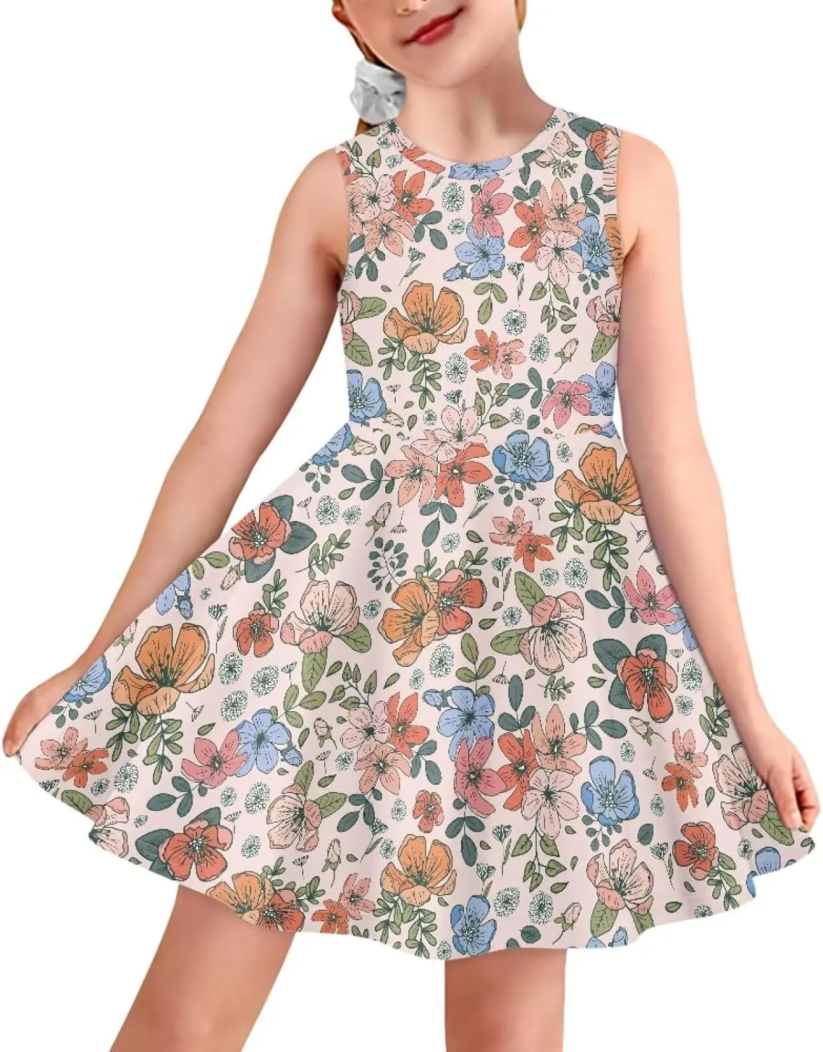 Ystardream Girls Summer Dresses Size 3-16 for Casual Daily Lounge Wear