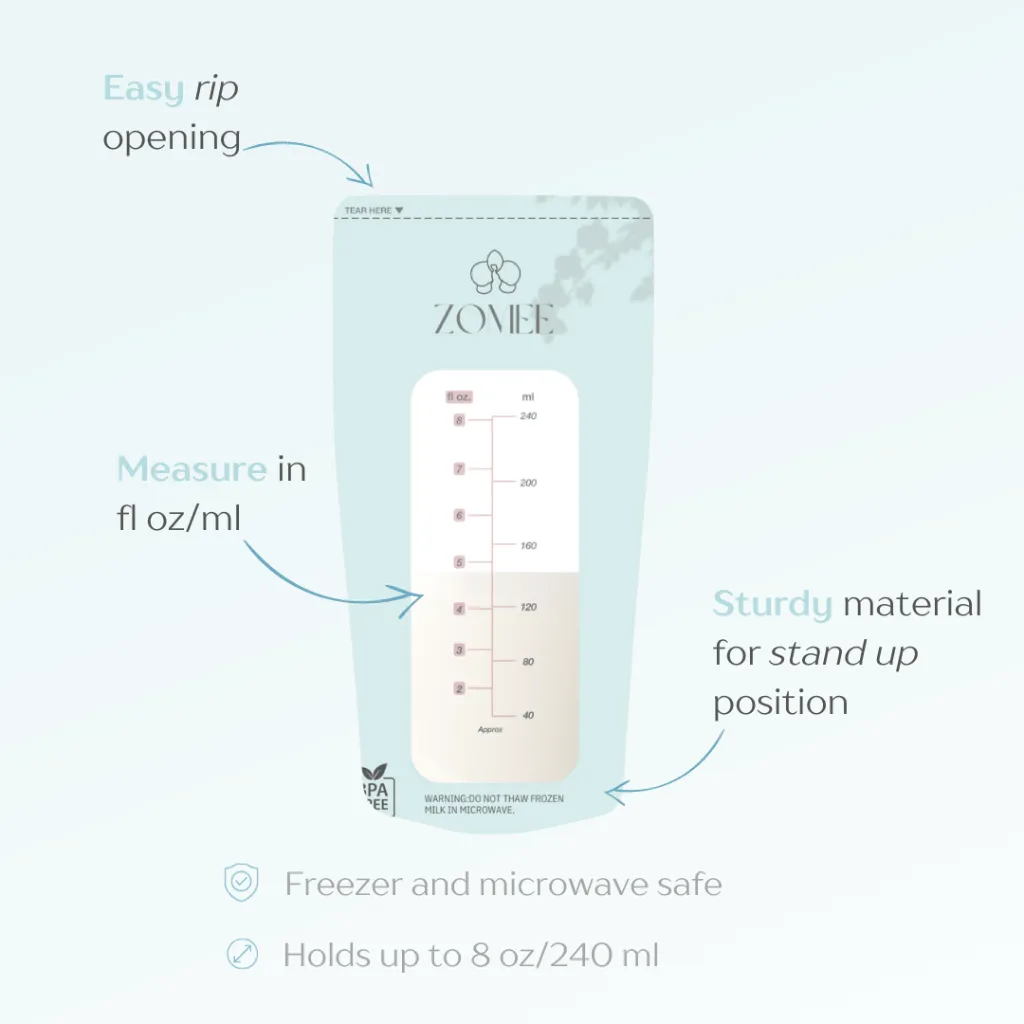 Zomee Breast Milk Storage Bags